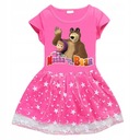 Máša a medveď dievčenské šaty ružové Značka Inna marka