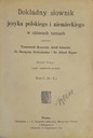 Dokładny słownik języka polskiego i niemieckiego Tytuł Dokładny słownik języka polskiego i niemieckiego tom 1 (A-L)