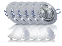 5 Ramek oczek opraw do LED okrągłych+GU10 1,5W