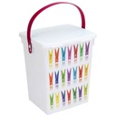 КОНТЕЙНЕР ДЛЯ ПОРОШКА CLIP коробка белая банка