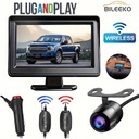 Wireless Car Backup Camera Easy Installation, 4.3'' Rear View Monitor With