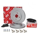 DISCS PADS FRONT MAZDA 2 (DE_, DH_) 