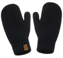 Čierne zimné rukavice s jedným prstom 4 - 12 rokov Detské Značka Inna marka