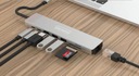 АДАПТЕР-концентратор 9 в 1 USB-C HDMI RJ45 Ethernet Устройство чтения карт SD Macbook M1 M2 M3