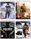 Набор Call of Duty + Battlefield для PS3 из 4 игр