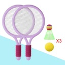 Zestawy do badmintona Podwórko Zagraj w grę Zabawkę Wygodne uchwyty Dla dzieci Tenis Fioletowy Model Dziecięce rakiety tenisowe Zestawy do badmintona