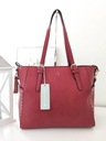 Lulu Castagnette taška shopper červené cvočky Veľkosť malá (menšia ako A4)