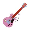 Detská gitara Hello Kitty Mikrofón Ružová Spojka