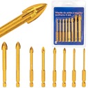 СВЕРЛА ДЛЯ СТЕКЛЯННОЙ ПЛИТКИ КОРОНОЧНАЯ ПИЛА ДЛЯ ГОНЧАРНЫХ РАБОТЫ 8 ШТ.