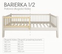 Łóżko dziecięce podwójne DOMI BIS2 różowe 90x200 Szerokość produktu 90 cm
