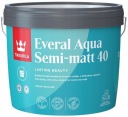 ТИККУРИЛА КРАСКА EVERAL AQUA ПОЛУМАТОВАЯ 40 БАЗА A ПОЛУМАТОВАЯ 2,7Л