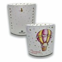 Лампа с изображением воздушного шара | Размер: 14х16 см | Розовый цвет