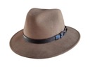 ШЛЯПА МУЖСКАЯ ФЕРТОВАЯ ШЕРСТЯНАЯ, СКЛАДНАЯ, БЕЖЕВАЯ, 57 СМ