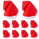ШЛЯПА САНТА КЛАУСА РОЖДЕСТВЕНСКОЕ ПЛАТЬЕ 10 шт.