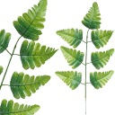 ВЕТОЧКА ИЗ ИСКУССТВЕННЫХ ЛИСТЬЕВ ПАПОРОТНИКА 43см ЛИСТ ДЛЯ БУКЕТОВ ИЛИ ПЛАТЬЕВЫХ КОМПОЗИЦИЙ