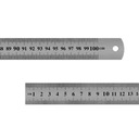 ЛИНЕЙНОЕ ИЗМЕРЕНИЕ СТАЛЬНАЯ ПРАВИЛКА 1000 мм ПРАВИЛА