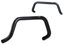 TOYOTA HILUX 2006-2011 BULL BAR PARACHOQUE PARTE DELANTERA NEGRAS DIRECCIÓN EUROPA SÚPER ! 