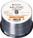 Verbatim Music CD-R Audio 20 шт., стационарные записи. конверт для компакт-диска