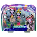 Enchantimals Sage a Sabella Skunk Bábiky sestry 2-pack Materiál plast tkanina