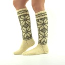 Podkolienky, Ponožky/ Ponožky 100% vlna 40-41 Kód výrobcu 0035pdsz4041NM5