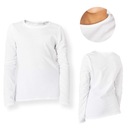 BIAŁA KSOZULKA DZIECIĘCA Z DŁUGIM RĘKAWEM BAWEŁNIANA MORAJ 98-104 1-SZT