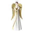 РОЖДЕСТВЕНСКАЯ ФИГУРКА АНГЕЛ МЕТАЛЛИЧЕСКИЙ АНГЕЛ УКРАШЕНИЕ ДЛЯ КРАСИВОГО ПОДАРКА