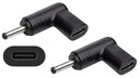 2X адаптерный адаптер с адаптером с 3,5x1,3 мм / 3,5x1,35 мм для кабеля USB-C PD QC