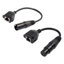 1 пара 3-контактных переходников XLR на RJ 45 «мама-папа»