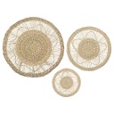 Набор из 3 настенных украшений BOHO для гостиной