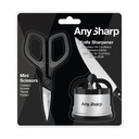 Точилка AnySharp Classic + набор маленьких ножниц.