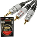 КАБЕЛЬ mini JACK 3,5 – 2 RCA STEREO PROLINK EXCLUSIVE TCV 3420 1,2 м