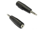 adapter Jack 3,5 4 PIN polowy wtyk - 3,5 gn STEREO