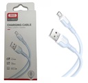 Kabel USB - microUSB typ B XO 1 m niebieski