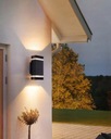 Светодиодный фасадный светильник GU10, уличный садовый настенный светильник
