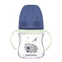 CANPOL BABIES BUTELKA SZEROKA 120ml EASY START +0m ŚWIECĄCE UCHWYTY KOALA