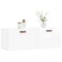 vidaXL Závesná skrinka, biela do vysokého lesku, 100x36,5x35 cm Šírka nábytku 1 cm