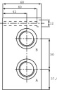 PLAQUE SOUPAPE CETOP 05 NG10, ES5 B 12 LLY, ES 5-B-1/2-LLY, PRZYLACZE BOCZNphoto 5