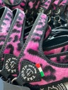 Шлейка для собаки 34-44см Мальтийский шпиц TRE PONTI Леопардовый розовый LIGHT
