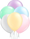BALONY PASTELOWE URODZINY WESELE-50SZT-SBP-0463