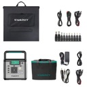 POWER BANK GENERATOR SOLARNY SWAREY 518Wh type C PD 65W+100W SOLAR Pojemność akumulatora 144000 mAh