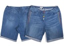 Dámske krátke šortky Veľké veľkosti džínsové šortky 50 FIRI Veľkosť 50