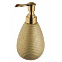Дозатор для мыла Bisk Gold, золотой 06302