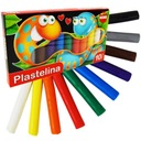 PLASTELINA MONA 10 KOLORÓW SZKOLNA OKRĄGŁA 0036