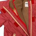 Turistická bunda 3w1 s fleecovou detskou membránou 11-12 rokov Ducksday Wick Dominujúca farba červená