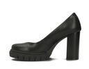 Женские кожаные туфли на высоком каблуке FILIPPO 6096 Туфли без шнуровки Черный 40