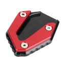 YAMAHA MT 07 FZ 07 TRACER 700 KICKSTAND EXTENSION PAD OPORA ANTI-SLIP RED  photo 4