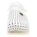 Topánky Chodaki Drevenice Buxa Supercomfort Biele Dominujúci vzor bez vzoru