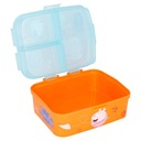 Świnka Peppa Śniadaniówka Lunchbox 4 komorowa XL Materiał dominujący tworzywo sztuczne