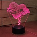 Светодиодная лампа Сердце Роза Посвящение Цвета Пульт дистанционного управления Название