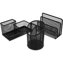 Metalowa taca na listy, pojemnik na długopisy, schowek biurowy